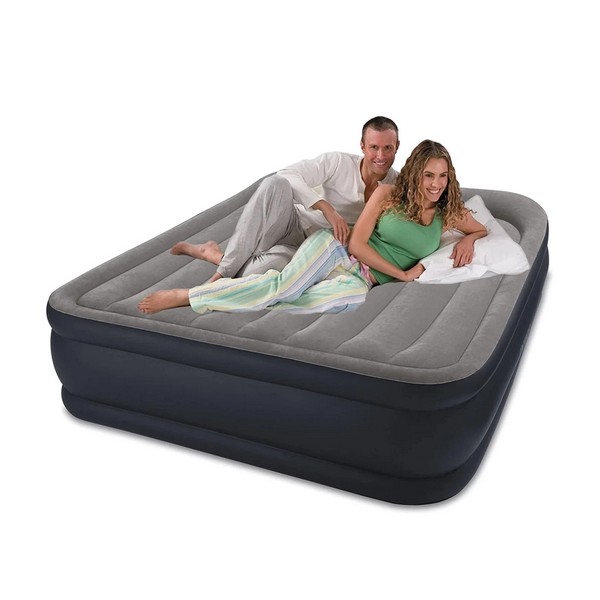 Продукт INTEX Deluxe Pillow Rest Raised - Надуваем матрак с вградена помпа, 152 х 203 х 42 см. - 0 - BG Hlapeta